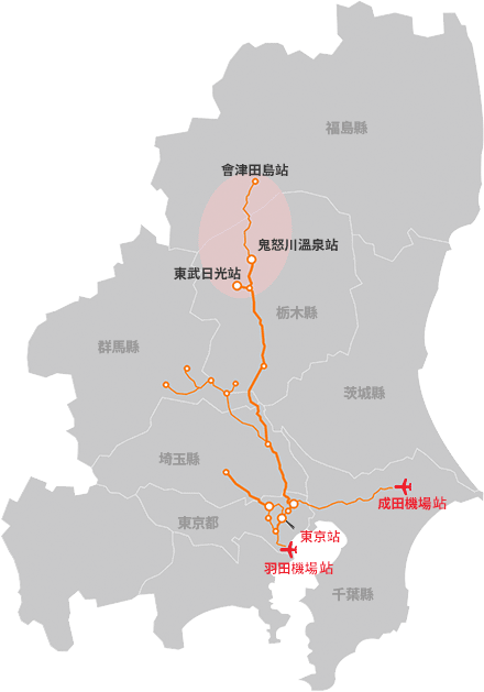 nikkko kinugawa-onsen map
