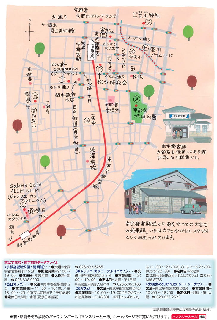 東武宇都宮・南宇都宮MAP