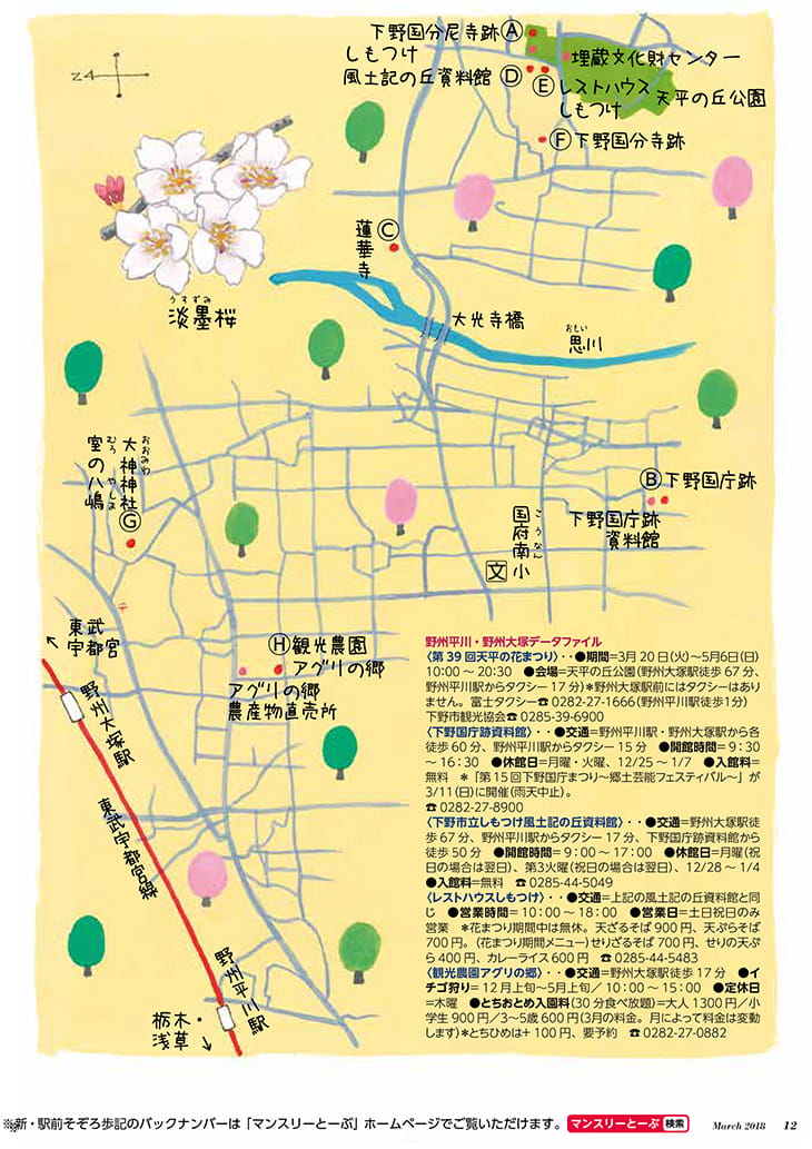 野州平川~野州大塚MAP