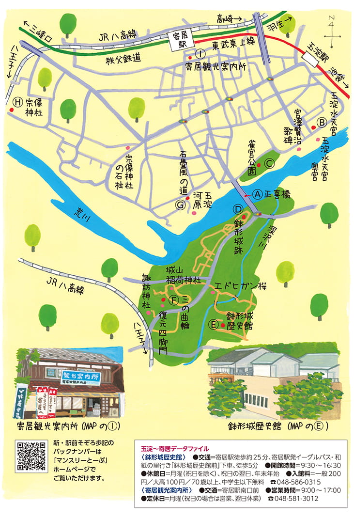 玉淀~寄居MAP