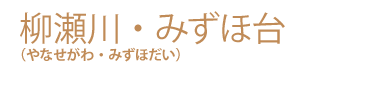 柳瀬川・みずほ台