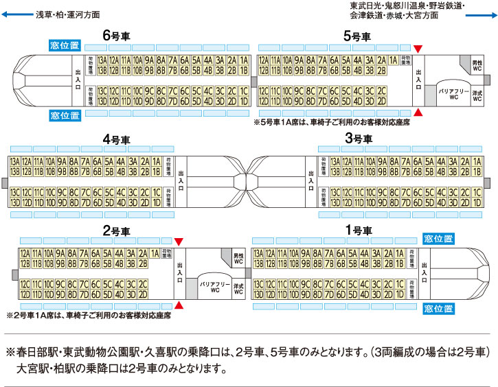 画像：座席配置図