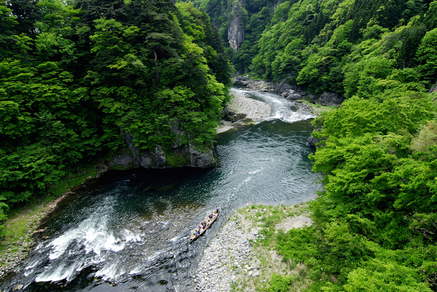 鬼怒川泛舟