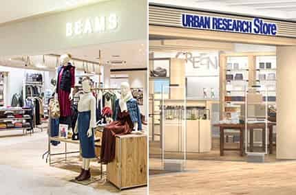 BEAMS, URBAN RESEARCH Store