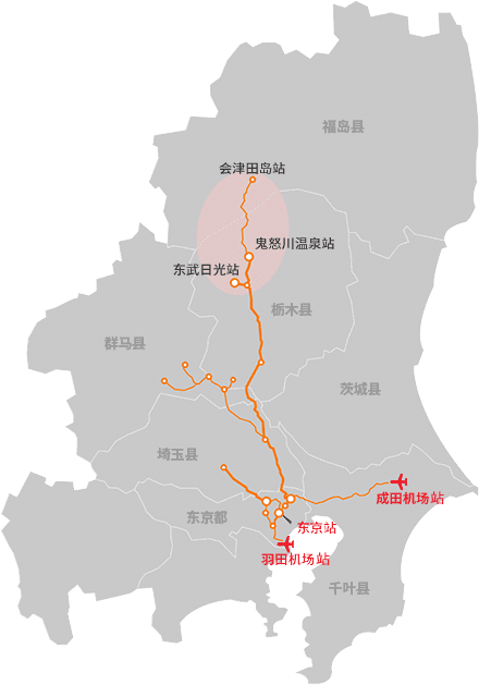 nikkko kinugawa-onsen map