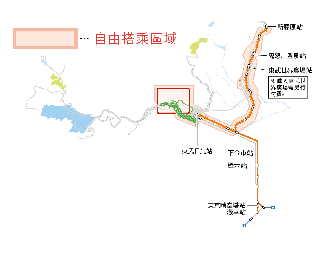 usage Area map