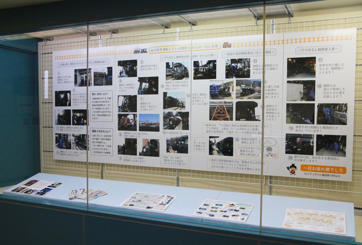 『機関士さんの一日に密着・SL観光アテンダントのおしごと』展示について