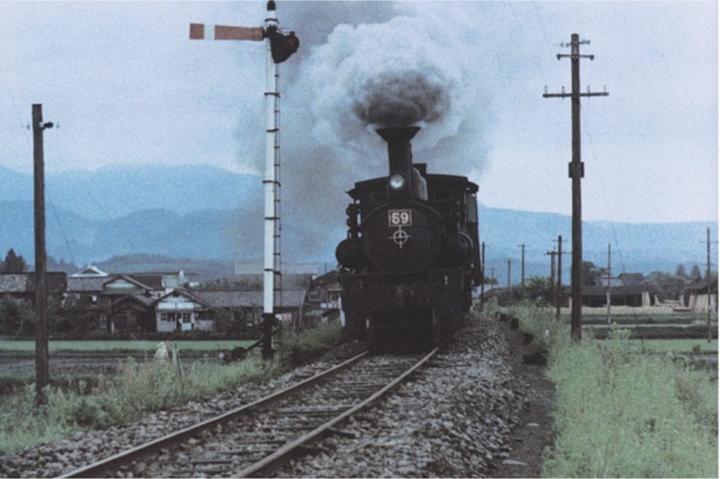 廃線前の東武矢板線（昭和34年）