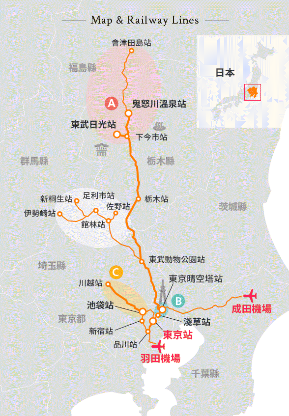 Map & Railway Lines